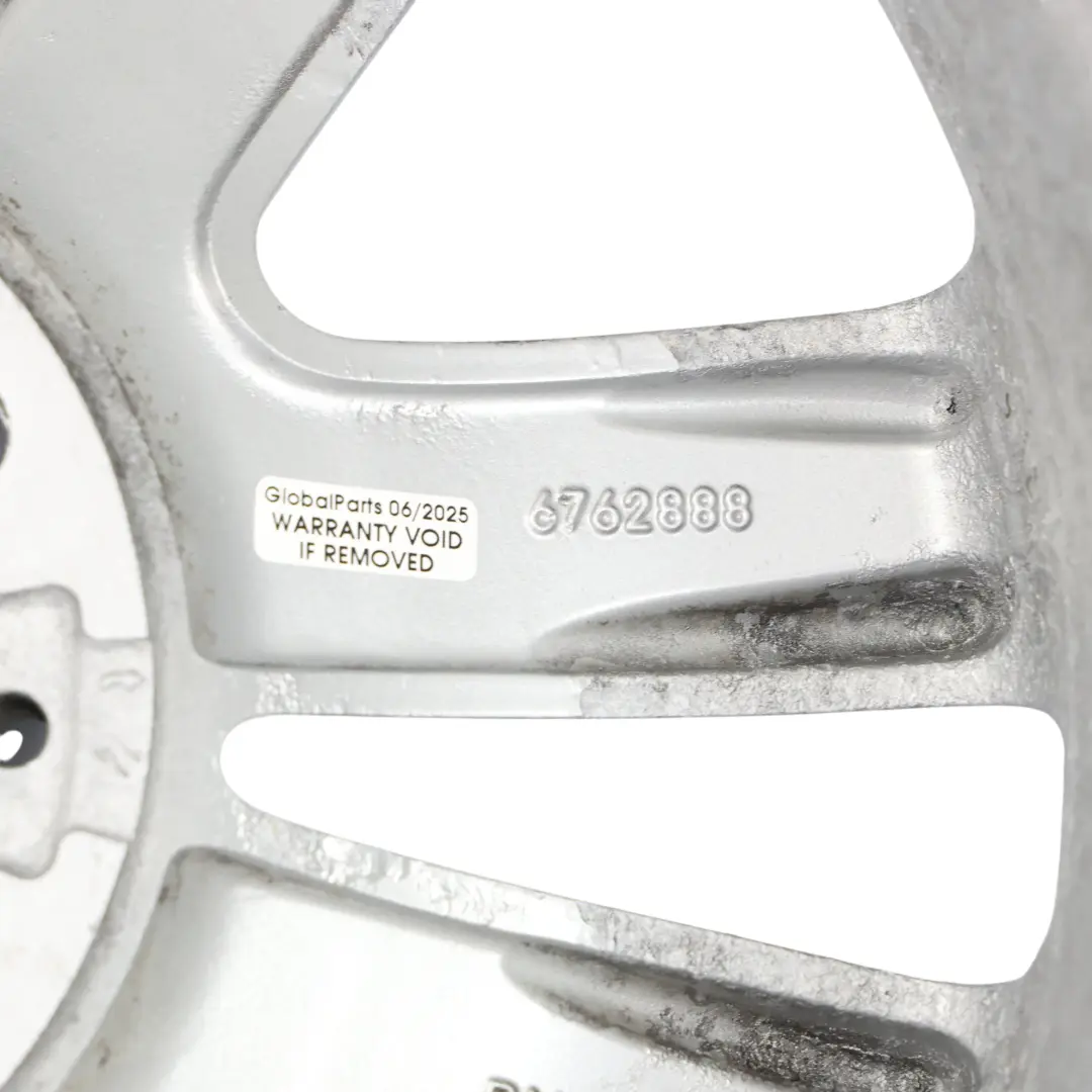 Alloy Rim 17" V-spoke 141 7J ET:47 to BMW E81 E82 E87 E88 Silver Wheel with Part number 6775621 BMW E81 E82 E87 E88 Silver Wheel Alloy Rim 17" V-spoke 141 7J ET:47 - SKU 6775621-1 - Part number 6775621