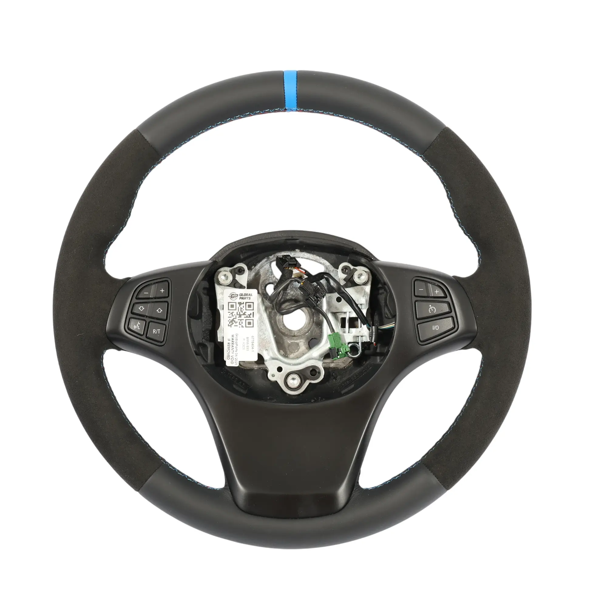 BMW X3 E83 X5 E53 Volant Sport NEUF Cuir Noir Alcantara M-Tricoloured