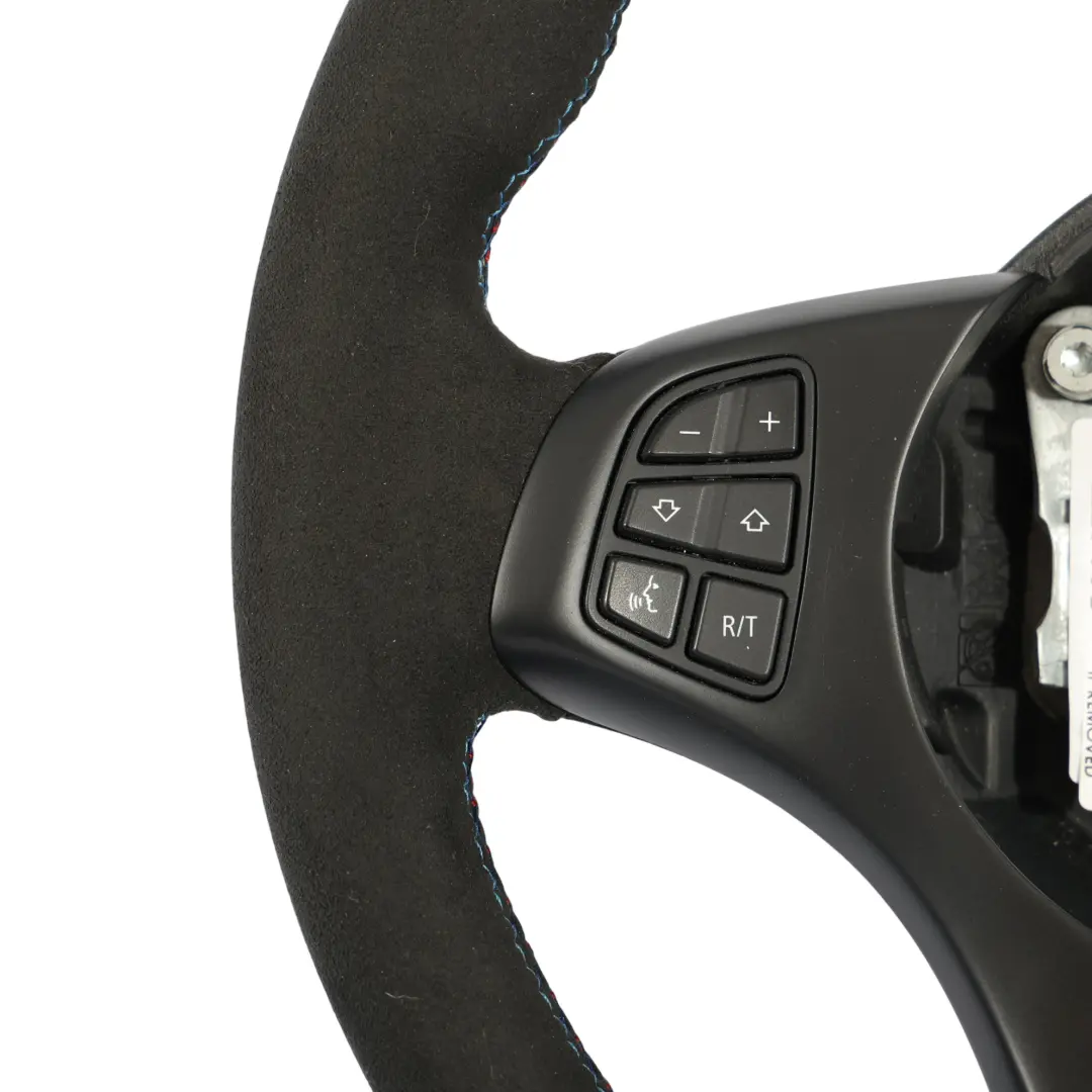 Volant Sport NEUF Cuir Noir Alcantara M-Tricoloured pour BMW X3 E83 X5 E53 à propos du numéro de pièce 6778404 BMW X3 E83 X5 E53 Volant Sport NEUF Cuir Noir Alcantara M-Tricoloured - SKU 6778404-1 - Numéro de pièce 6778404