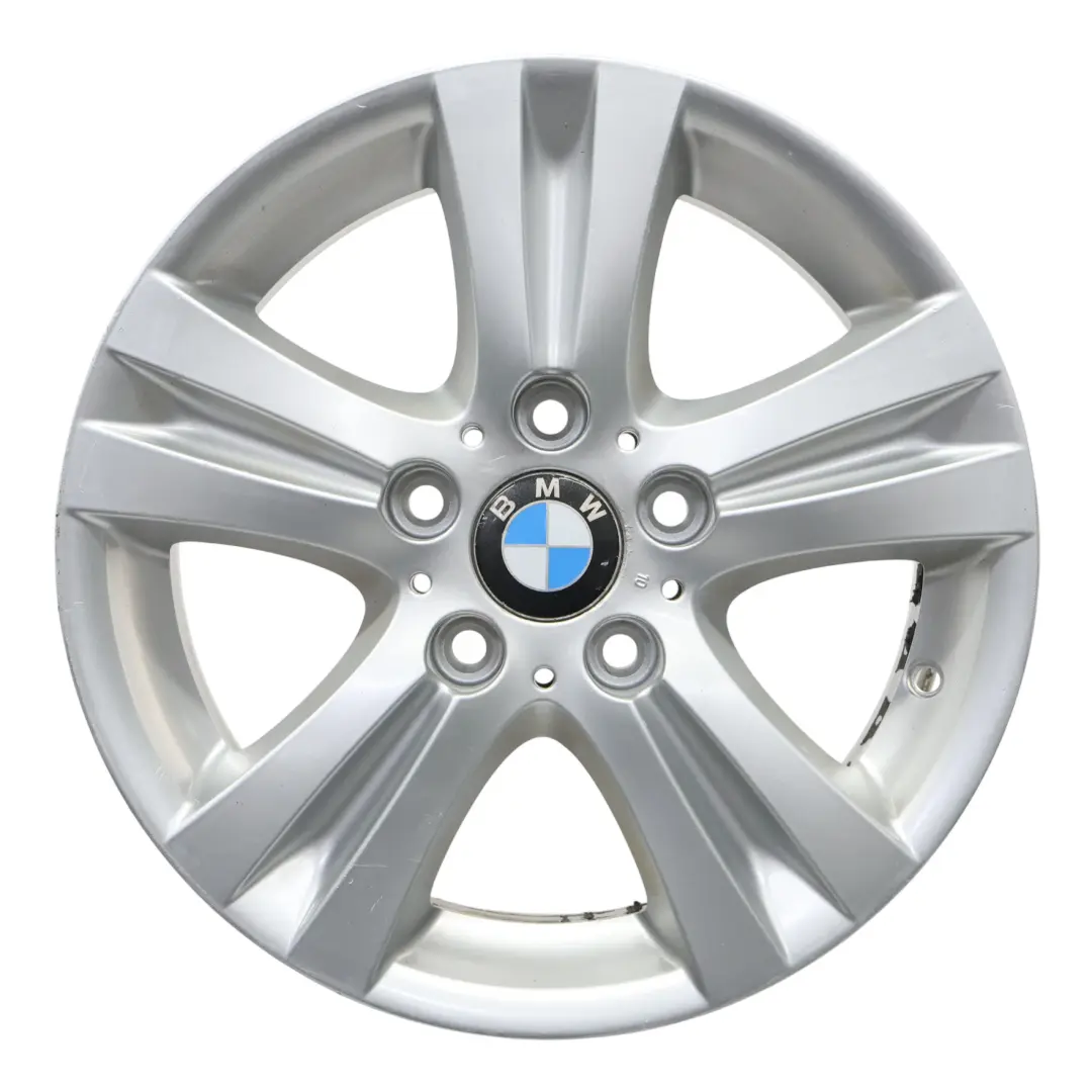 BMW E81 E87 E88 Argento Cerchio in lega 16" 7J ET:44 Doppie razze 222 - SKU 6779696-7 - Numero di parte 6779696