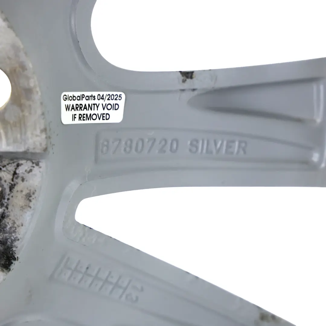 Alloy Wheel Rim 17" V Spoke 236 8J ET:30 to BMW F10 F11 F12 Silver with Part number 6780720 BMW F10 F11 F12 Silver Alloy Wheel Rim 17" V Spoke 236 8J ET:30 - SKU 6780720-4 - Part number 6780720