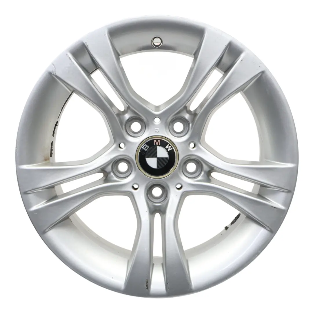 BMW E90 E91 Silver Alloy Wheel Rim 16" Double Spoke 268 7J ET:31 - SKU 6780907-3 - Part number 6780907
