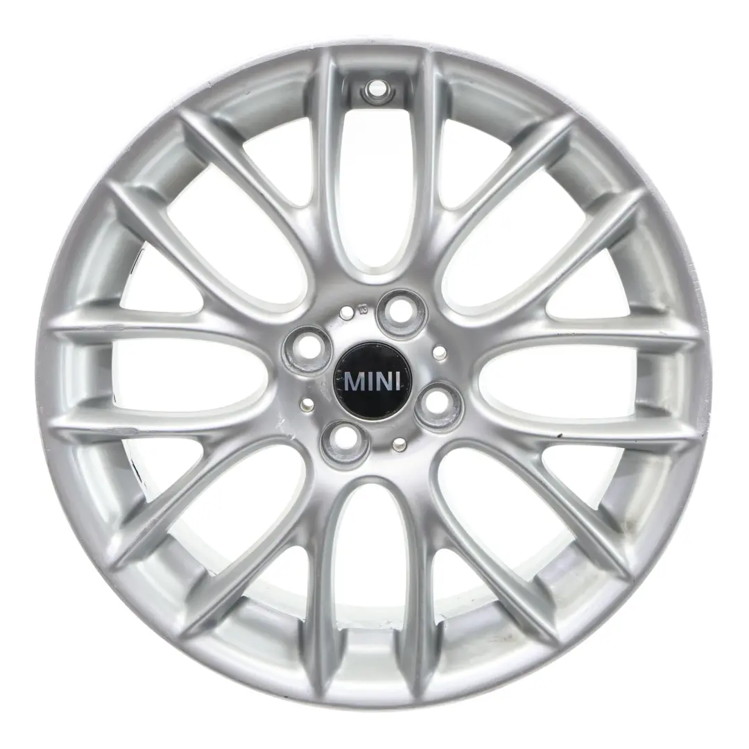 Cerchio in lega 17" ET:48 7J Cross Spoke Challenge per Mini Cooper R50 R55 R56 con numero di parte 6784130 Mini Cooper R50 R55 R56 Cerchio in lega 17" ET:48 7J Cross Spoke Challenge - SKU 6784130-1 - Numero di parte 6784130