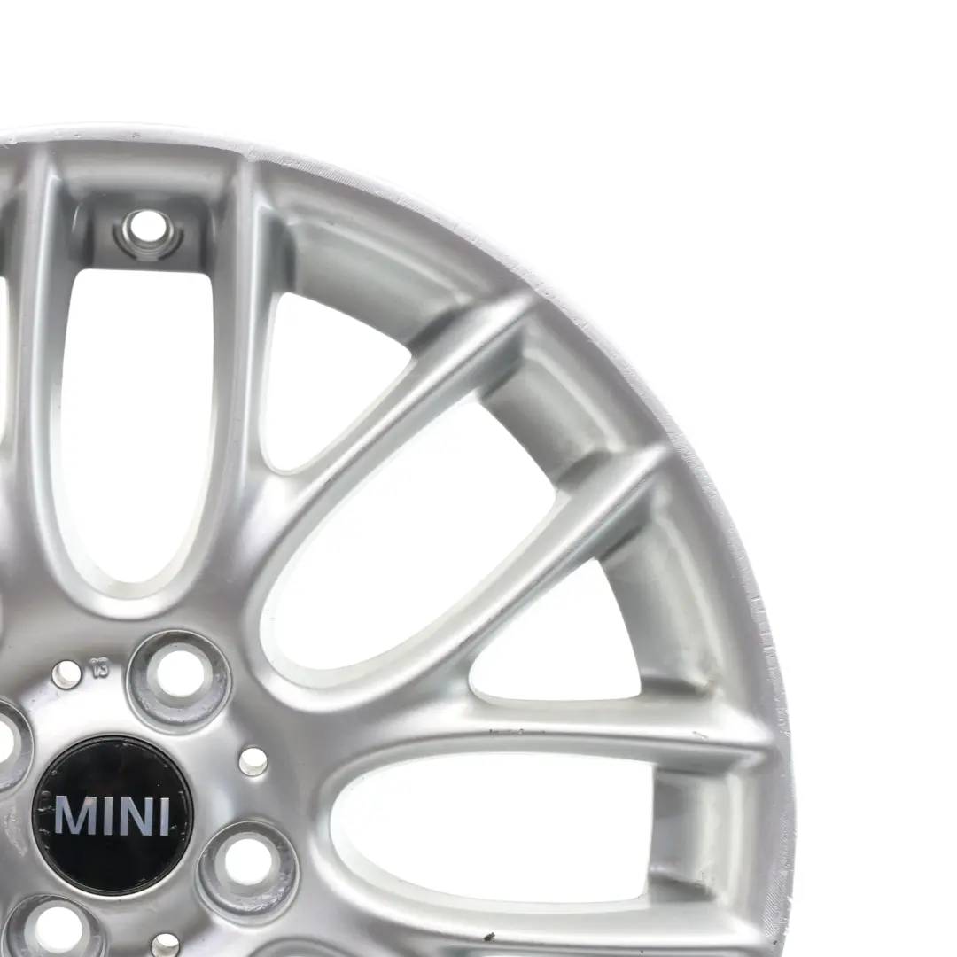 Cerchio in lega 17" ET:48 7J Cross Spoke Challenge per Mini Cooper R50 R55 R56 con numero di parte 6784130 Mini Cooper R50 R55 R56 Cerchio in lega 17" ET:48 7J Cross Spoke Challenge - SKU 6784130-1 - Numero di parte 6784130