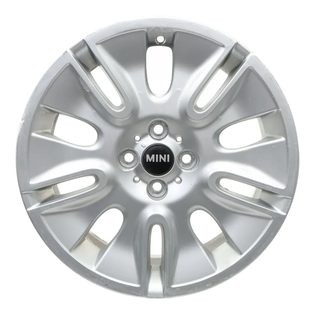 Cerchio in lega 17" Mini R55 R56 R57 Silver Shield 7J ET:48 per con numero di parte 6789797 Cerchio in lega 17" Mini R55 R56 R57 Silver Shield 7J ET:48 - SKU 6789797-1 - Numero di parte 6789797