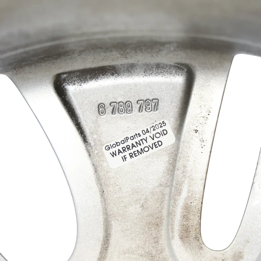 Alloy Rim 17" Mini R55 R56 R57 Silver Shield 7J ET:48 to Silver Wheel with Part number 6789797 Silver Wheel Alloy Rim 17" Mini R55 R56 R57 Silver Shield 7J ET:48 - SKU 6789797-1 - Part number 6789797