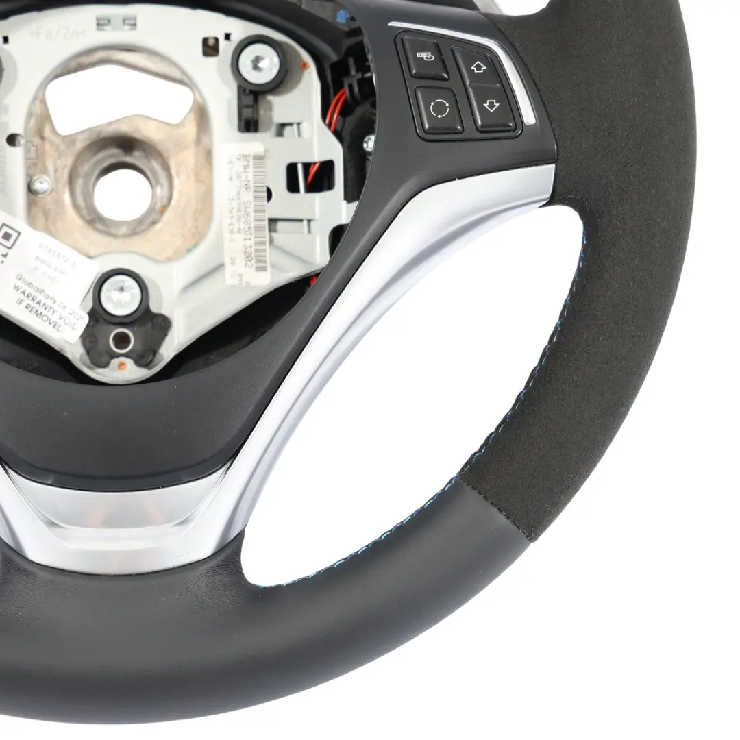 NUOVO Volante in Pelle Nera M-Sport Look Cambio al Volante per BMW E87 E90 E91 LCI con numero di parte 6795572 BMW E87 E90 E91 LCI NUOVO Volante in Pelle Nera M-Sport Look Cambio al Volante - SKU 6795572-3 - Numero di parte 6795572