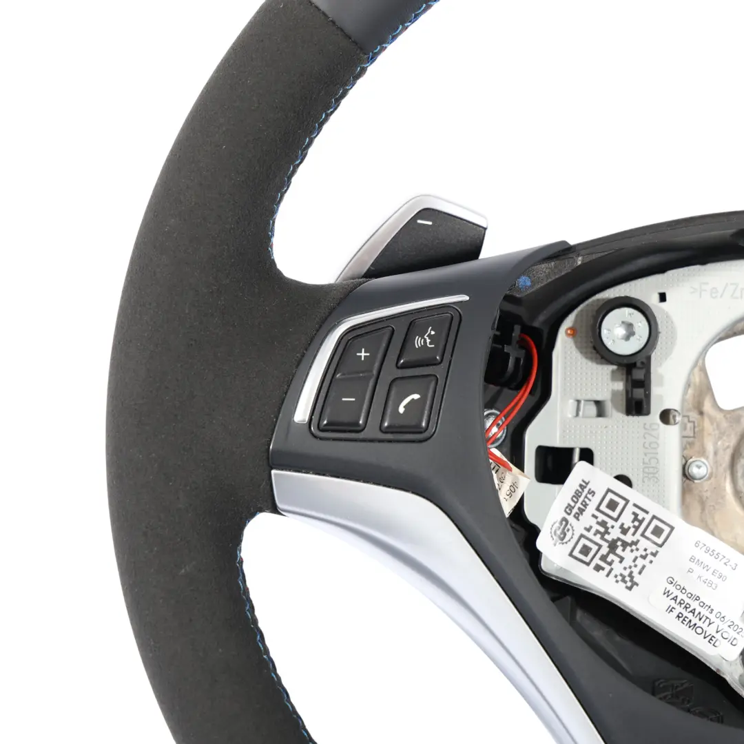 NUOVO Volante in Pelle Nera M-Sport Look Cambio al Volante per BMW E87 E90 E91 LCI con numero di parte 6795572 BMW E87 E90 E91 LCI NUOVO Volante in Pelle Nera M-Sport Look Cambio al Volante - SKU 6795572-3 - Numero di parte 6795572