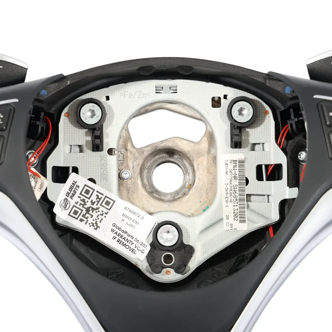 BMW E87 E90 E91 LCI Kierownica Sport NOWA Czarna Skóra Alcantara Łopatki - SKU 6795572-3 - Numer Części 6795572