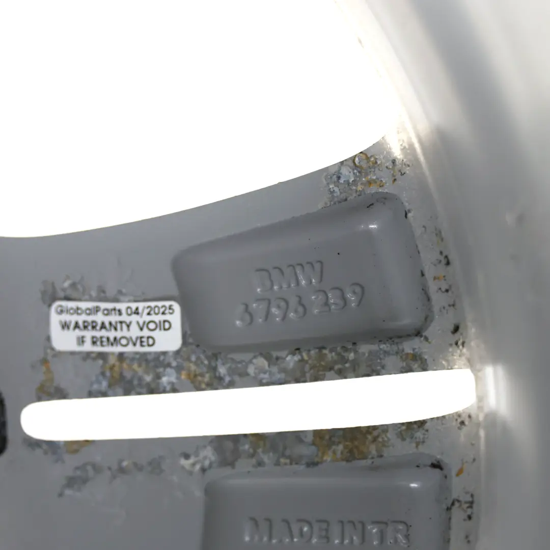 Alloy Wheel Rim 17" Double Spoke 392 ET:37 7,5J to BMW F30 F31 F32 Silver with Part number 6796239 BMW F30 F31 F32 Silver Alloy Wheel Rim 17" Double Spoke 392 ET:37 7,5J - SKU 6796239-8 - Part number 6796239