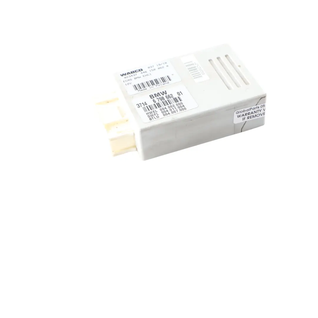 Control Module BMW F07 F10 F11 Air Suspension ECU Unit to with Part number 6798662 Control Module BMW F07 F10 F11 Air Suspension ECU Unit - SKU 6798662 - Part number 6798662