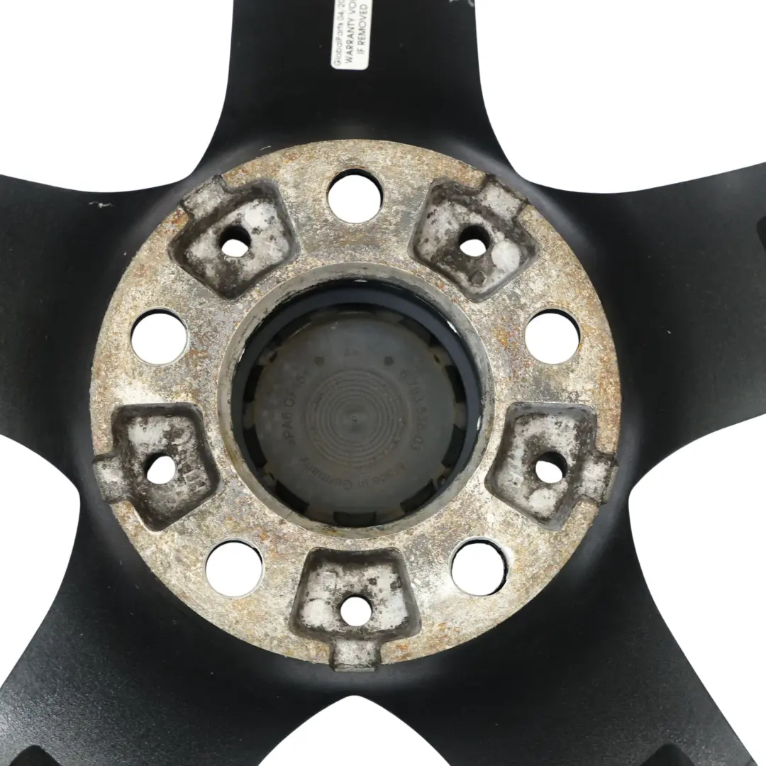 BMW F20 F21 Schwarz Leicht Metall Felge 17" Sternspeiche 379 ET:43 7,5J - SKU 6850151-16 - Teilenummer 6850151