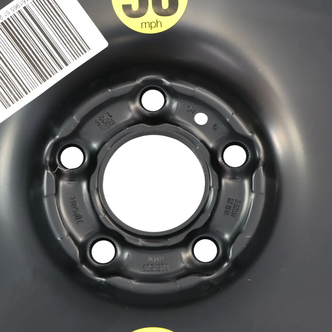Spare Steel Wheel Tyre 115/95 R17 to BMW F40 F44 F45 F46 with Part number 6851507 BMW F40 F44 F45 F46 Spare Steel Wheel Tyre 115/95 R17 - SKU 6851507 - Part number 6851507
