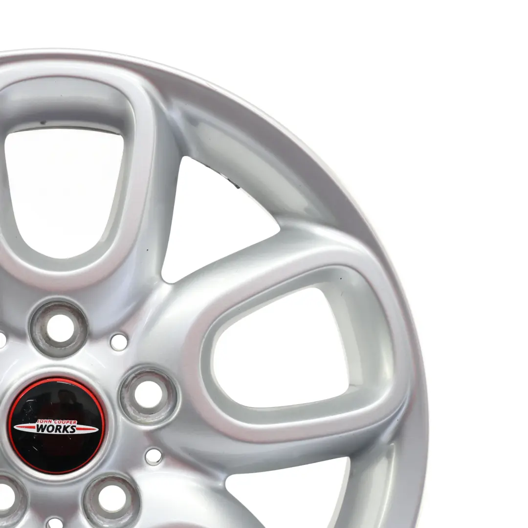 Mini Cooper F55 F56 Jante argentée en alliage 16" Loop Spoke 494 6,5J ET:54 - SKU 6855103-1 - Numéro de pièce 6855103