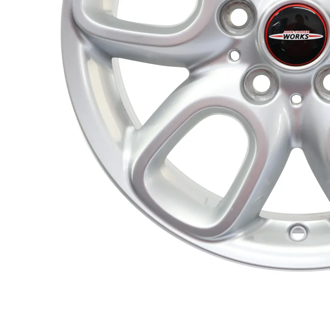 Mini Cooper F55 F56 Jante argentée en alliage 16" Loop Spoke 494 6,5J ET:54 - SKU 6855103-1 - Numéro de pièce 6855103