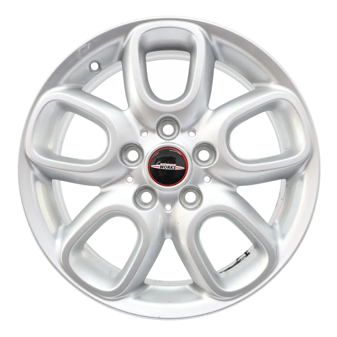 Mini Cooper F55 F56 Argento Cerchio in lega 16" Loop Spoke 494 6,5J ET:54 - SKU 6855103-2 - Numero di parte 6855103