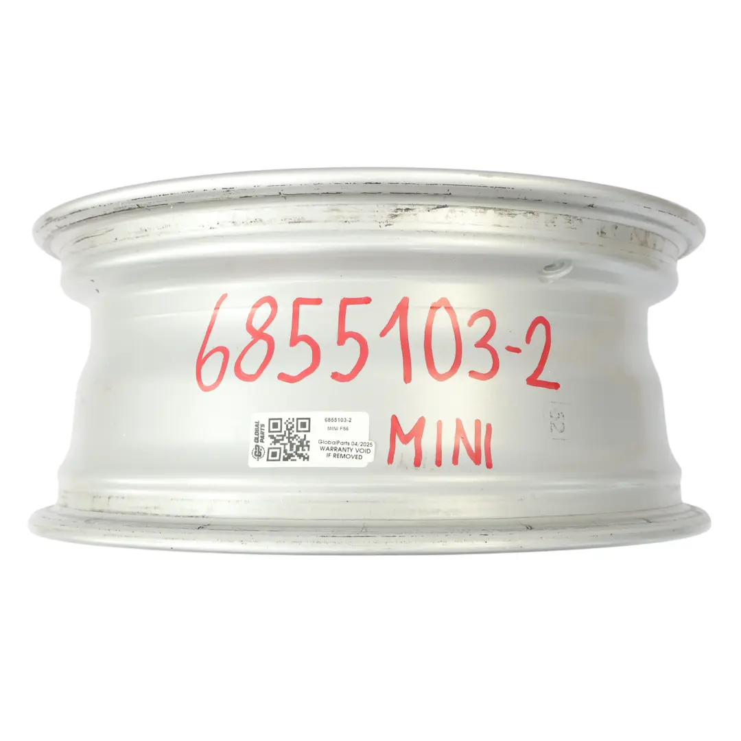 Mini Cooper F55 F56 Argento Cerchio in lega 16" Loop Spoke 494 6,5J ET:54 - SKU 6855103-2 - Numero di parte 6855103
