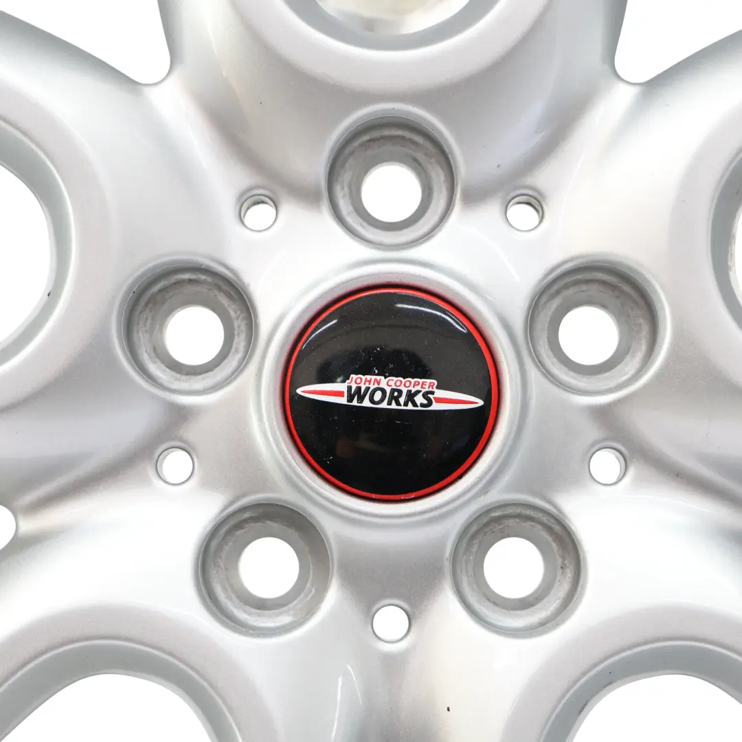 llanta de aleación de plata 16" Loop Spoke 494 6,5J ET:54 para Mini Cooper F55 F56 con número de pieza 6855103 Mini Cooper F55 F56 llanta de aleación de plata 16" Loop Spoke 494 6,5J ET:54 - SKU 6855103-2 - Número de pieza 6855103