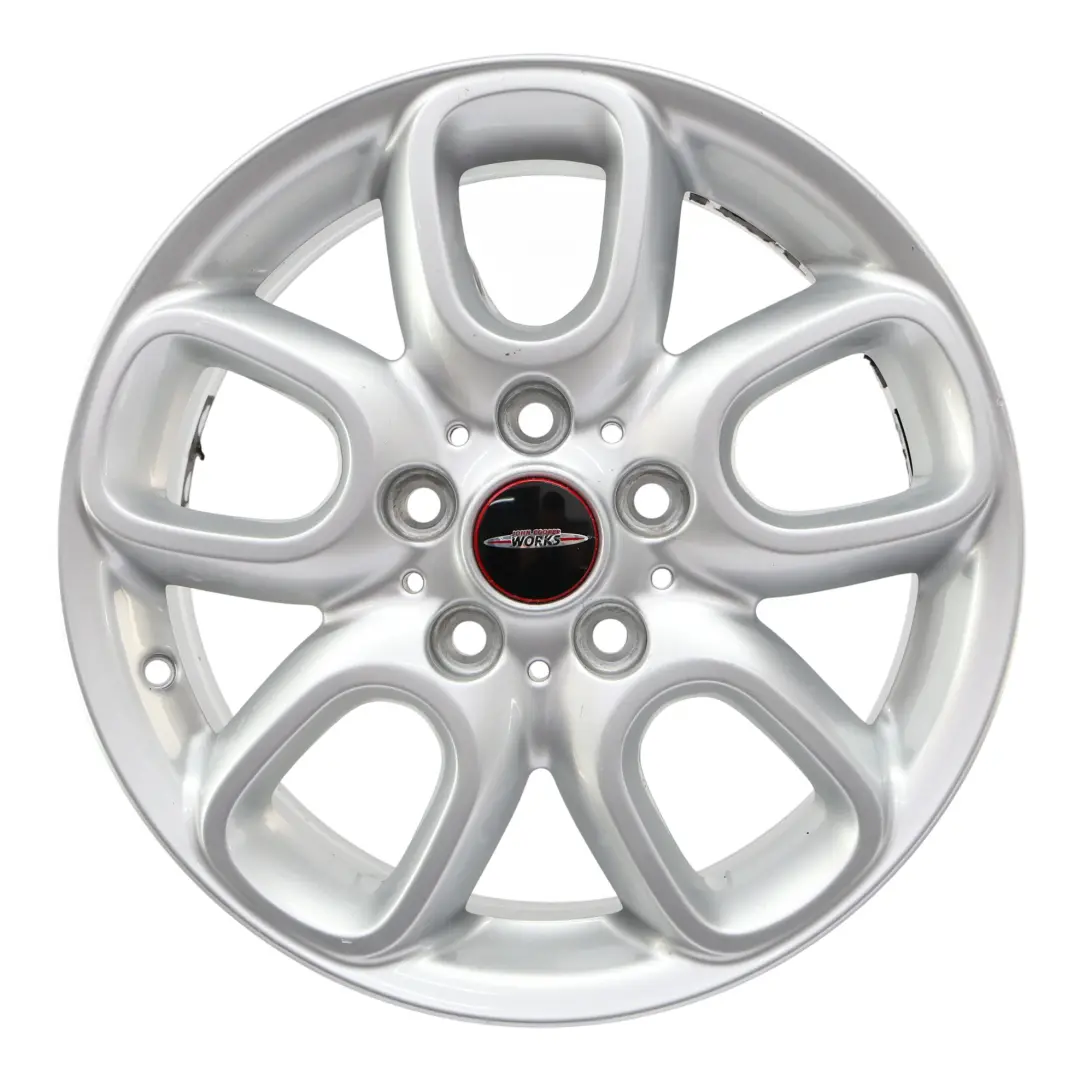 Alloy Rim 16" Loop Spoke 494 6,5J ET:54 to Mini Cooper F55 F56 Silver Wheel with Part number 6855103 Mini Cooper F55 F56 Silver Wheel Alloy Rim 16" Loop Spoke 494 6,5J ET:54 - SKU 6855103-3 - Part number 6855103