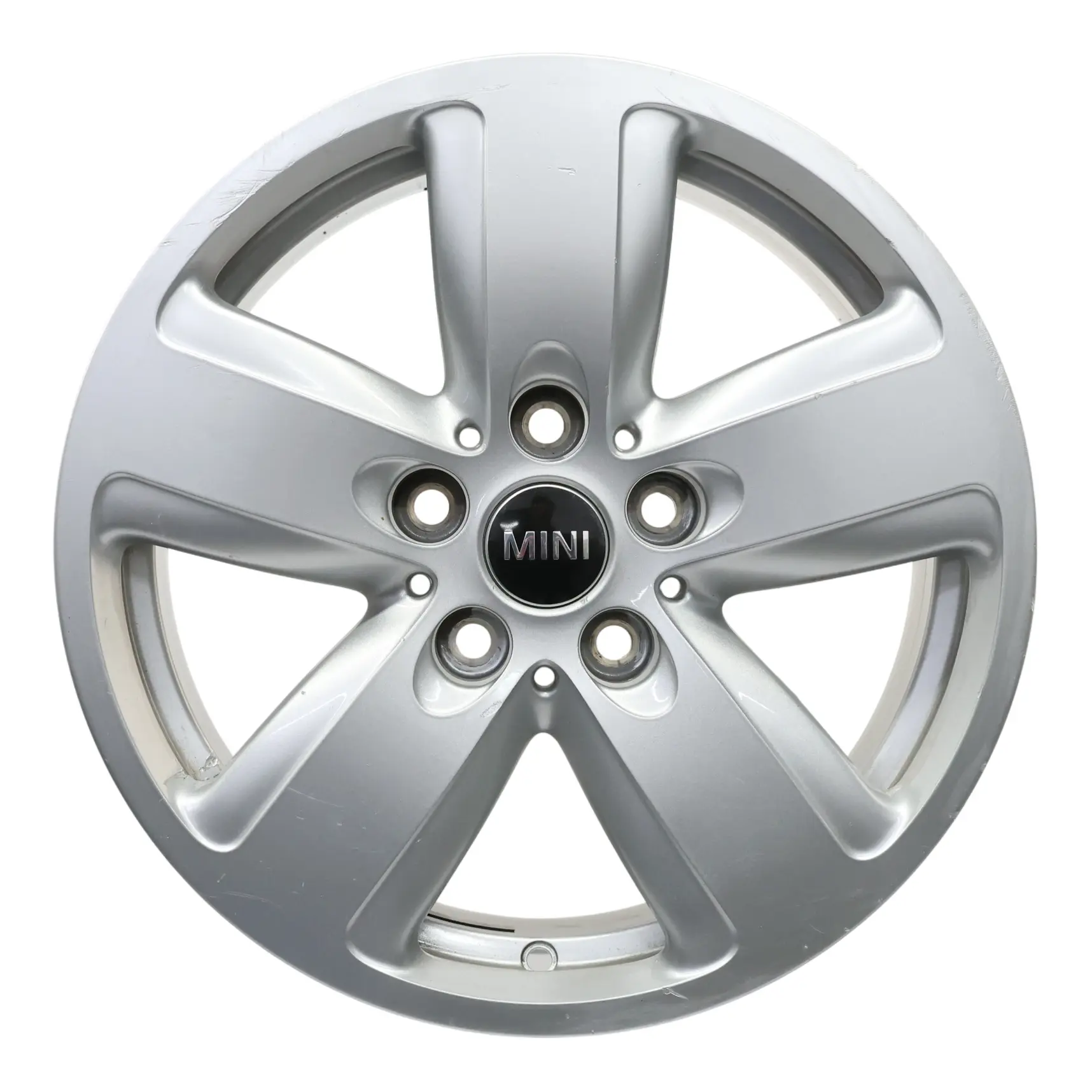 Mini Countryman F60 Argento Cerchio in lega 16" 7J ET:41 Raggi Revolite 6856029