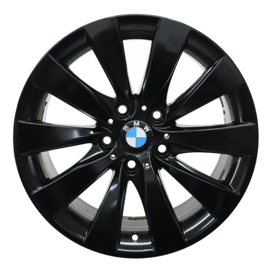 Schwarz Leichtmetallfelge 17" Styling 413 7,5J ET:37 für BMW F30 F31 F32 mit Teilenummer 6867126 BMW F30 F31 F32 Schwarz Leichtmetallfelge 17" Styling 413 7,5J ET:37 - SKU 6867126-1 - Teilenummer 6867126