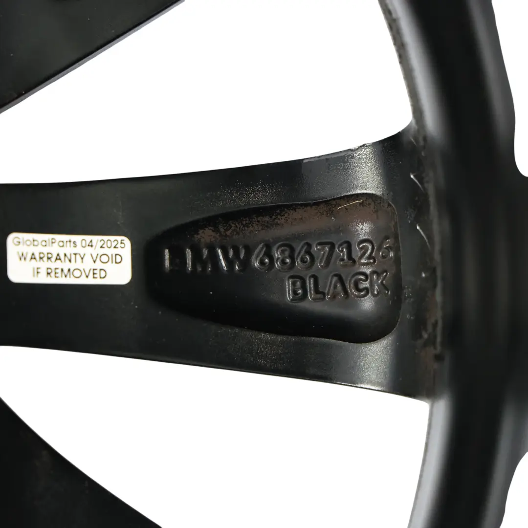  Jante Alliage Noire BMW F30 F31 F32 17" Style 413 7,5J ET:37 - SKU 6867126-1 - Numéro de pièce 6867126
