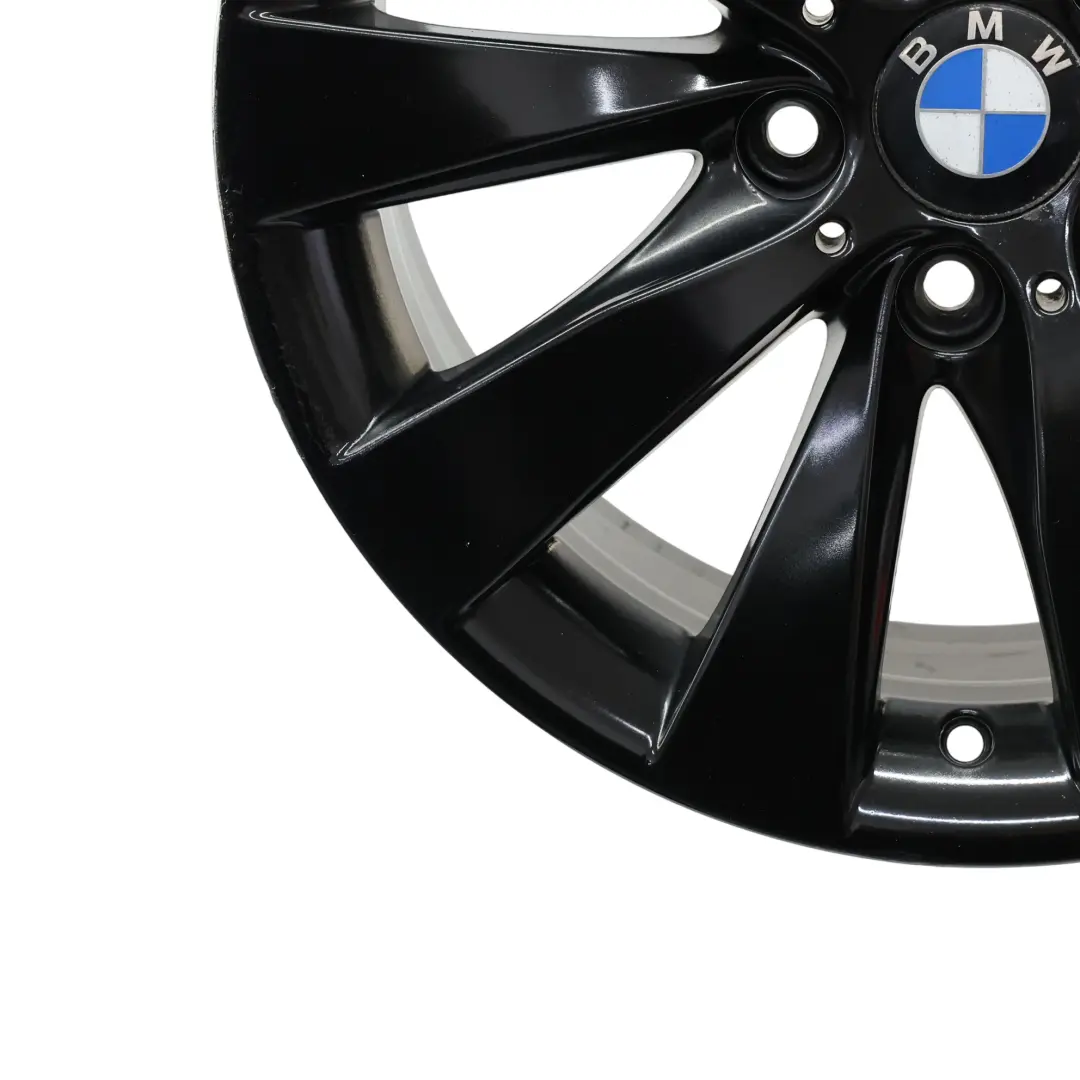 Schwarze Alufelge Felge 17" Styling 413 7,5J ET:37 für BMW F30 F31 F32 mit Teilenummer 6867126 BMW F30 F31 F32 Schwarze Alufelge Felge 17" Styling 413 7,5J ET:37 - SKU 6867126-2 - Teilenummer 6867126
