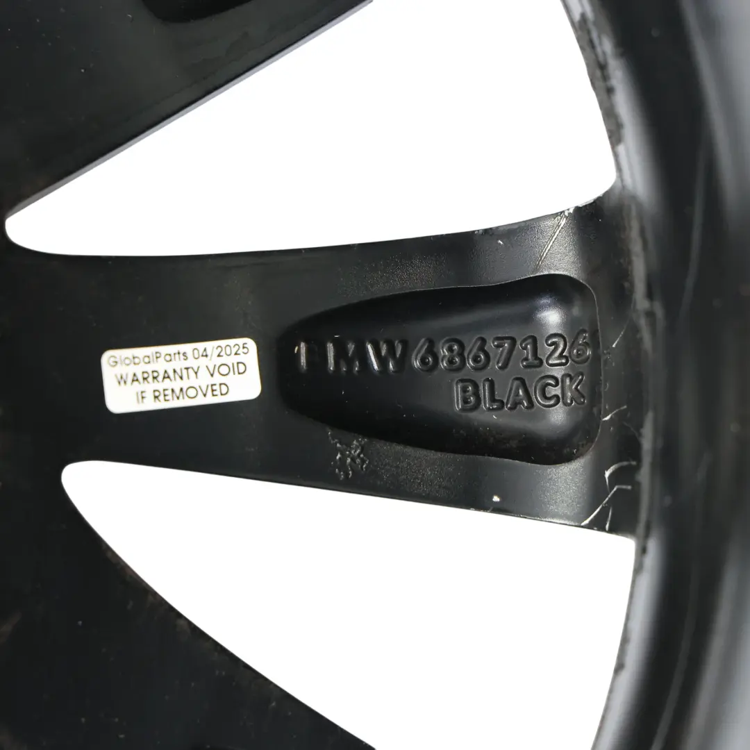 Alloy Wheel Rim 17" Styling 413 7,5J ET:37 to BMW F30 F31 F32 Black with Part number 6867126 BMW F30 F31 F32 Black Alloy Wheel Rim 17" Styling 413 7,5J ET:37 - SKU 6867126-3 - Part number 6867126