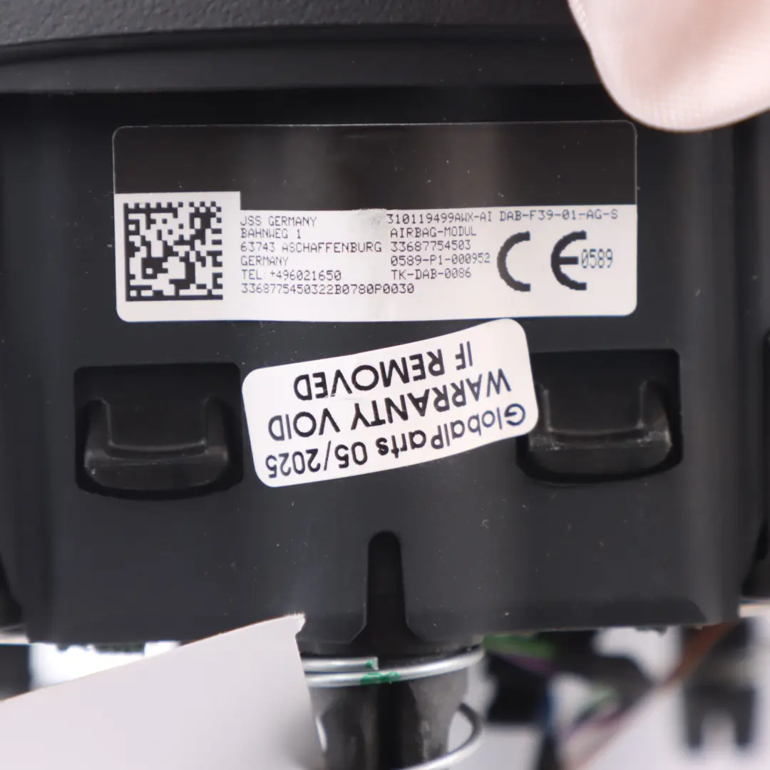 Module BMW X1 F48 X2 F39 Sport Steering Wheel Driver's Side DAMAGED to Air with Part number 6877545 Air Module BMW X1 F48 X2 F39 Sport Steering Wheel Driver's Side DAMAGED - SKU 6877545-1 - Part number 6877545