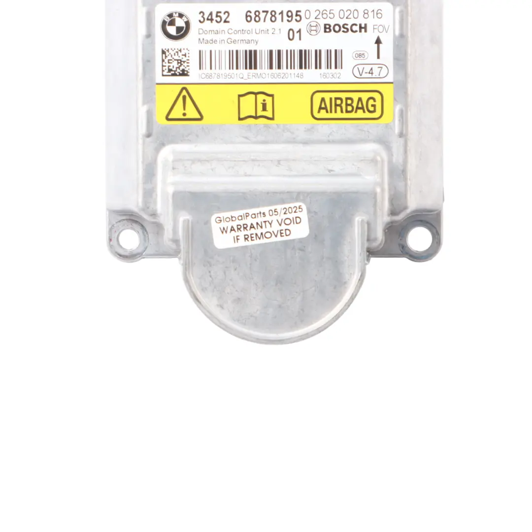 Air Module BMW X5 F15 X6 F16 ECU ICM Control Unit - SKU 6878195 - Part number 6878195