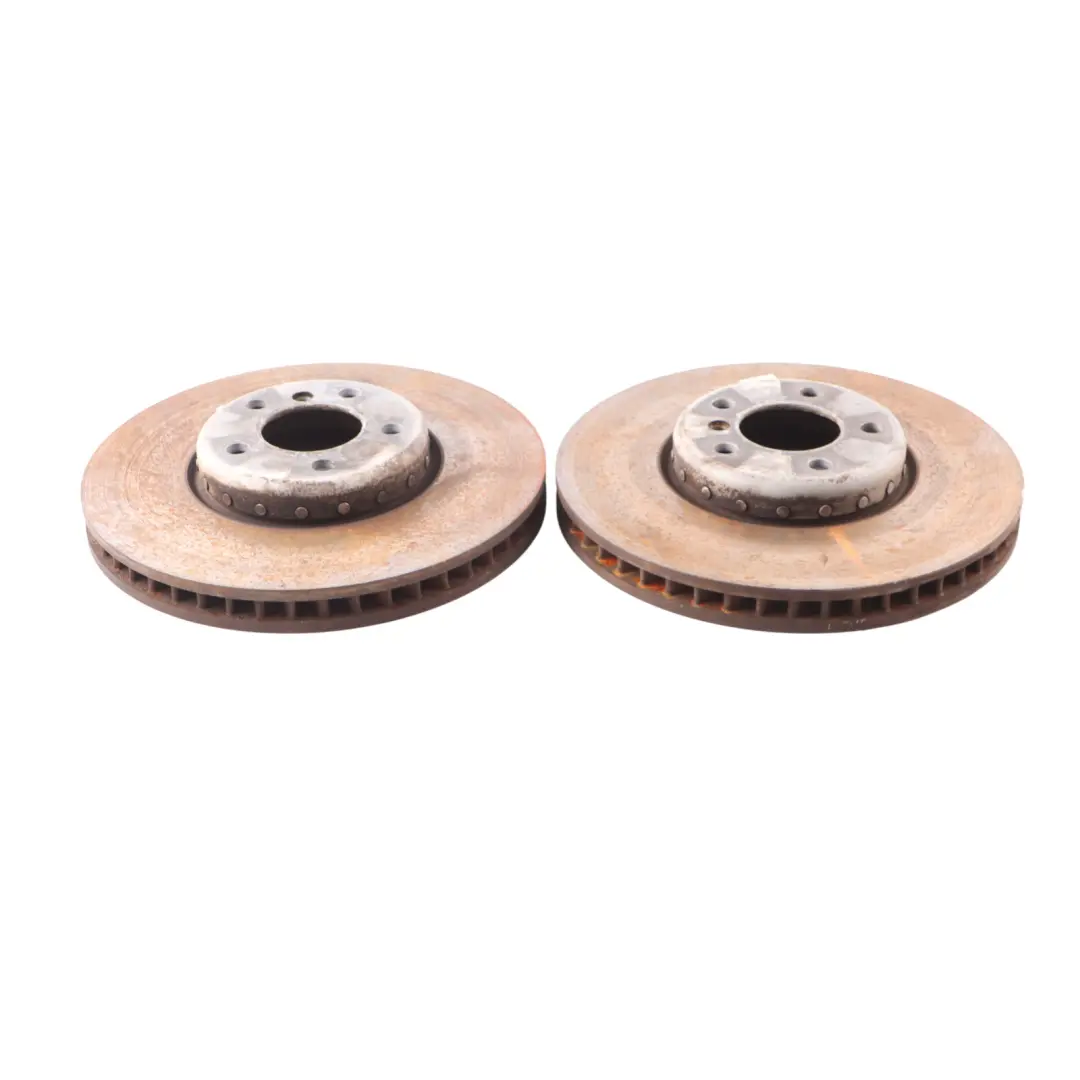 Brake Disc BMW F10 F11 F12 Front Wheel Ventilated Left Right N/O/S Set to with Part number 6898729 Brake Disc BMW F10 F11 F12 Front Wheel Ventilated Left Right N/O/S Set - SKU 6898729 - Part number 6898729