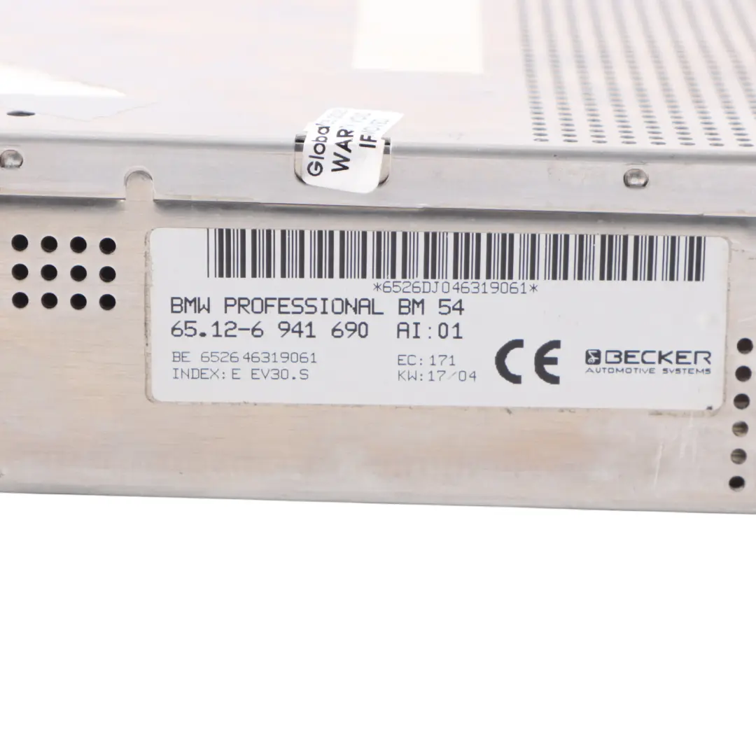 Autoradio BMW E46 E53 BMW Radio Professional TMC Becker BM 54 to with Part number 6941690 Autoradio BMW E46 E53 BMW Radio Professional TMC Becker BM 54 - SKU 6941690 - Part number 6941690