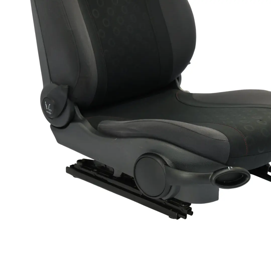 Siège Avant Droit Tissu Seven Panther Noir pour Mini Cooper One R50 à propos du numéro de pièce 6971152 Mini Cooper One R50 Siège Avant Droit Tissu Seven Panther Noir - SKU 6971152-1 - Numéro de pièce 6971152