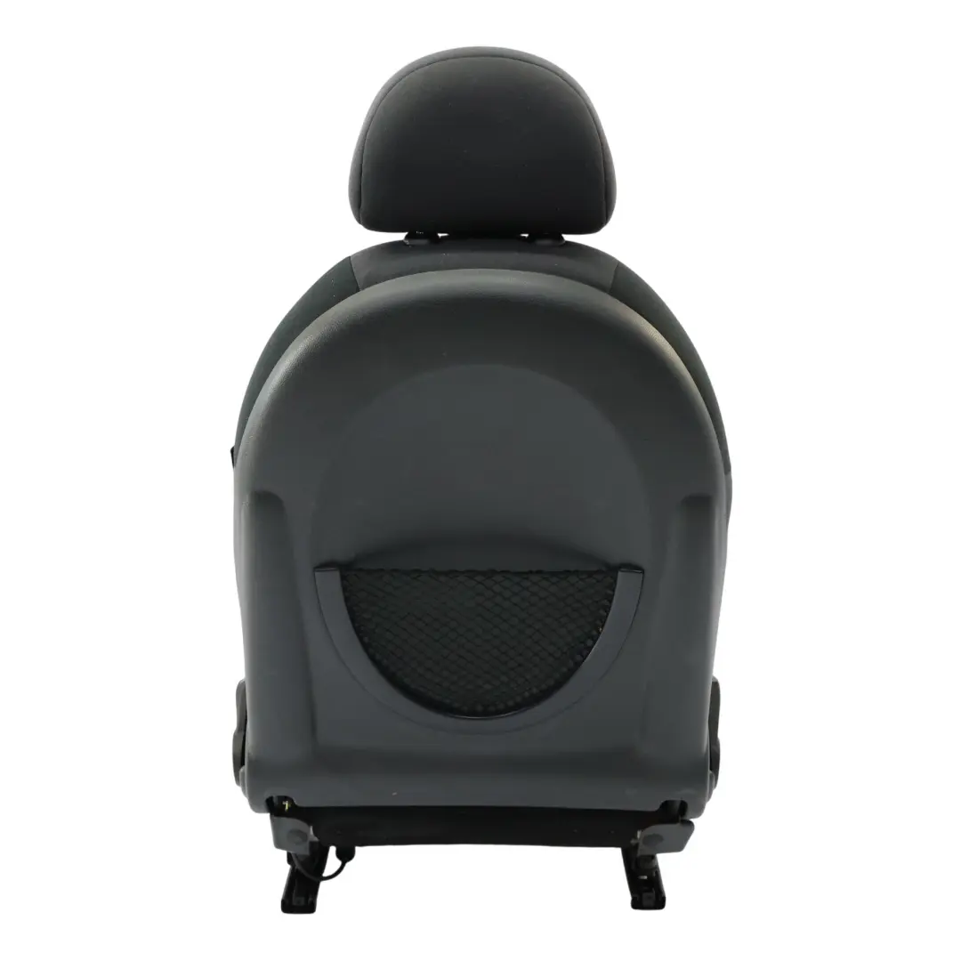 Front Right O/S Fabric Seven Panther Black Interior to Mini Cooper One R50 Seat with Part number 6971152 Mini Cooper One R50 Seat Front Right O/S Fabric Seven Panther Black Interior - SKU 6971152-1 - Part number 6971152