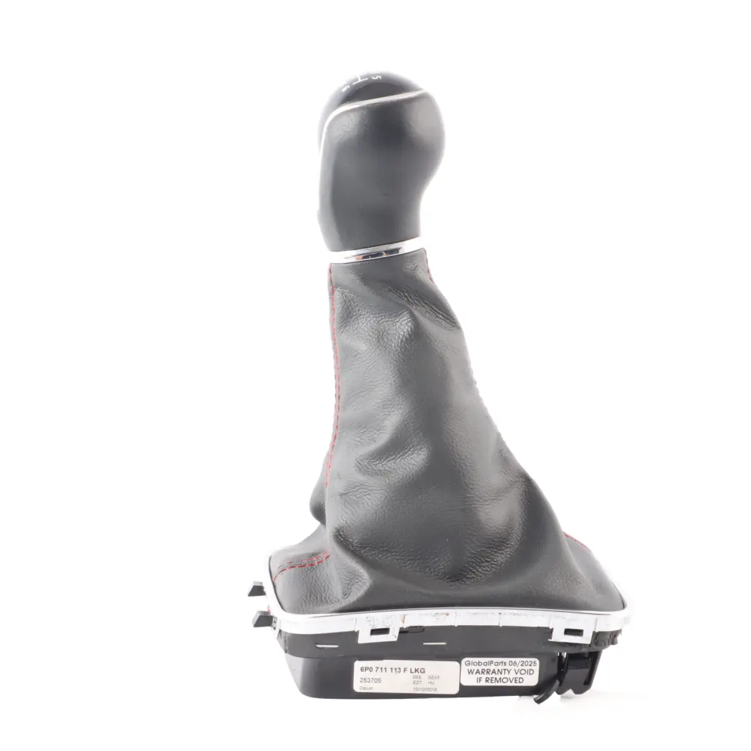 Selector Manual Transmission Knob 6 Speed to Seat Ibiza IV Gear with Part number 6P0711113F Seat Ibiza IV Gear Selector Manual Transmission Knob 6 Speed - SKU 6P0711113F - Part number 6P0711113F