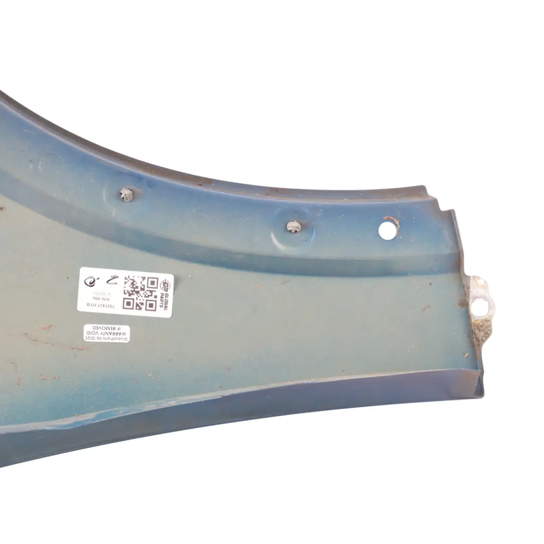 Pannello alare Mini R50 R52 R53 Parafango anteriore sinistro Hyper Blue - A28 per con numero di parte 7037437 Pannello alare Mini R50 R52 R53 Parafango anteriore sinistro Hyper Blue - A28 - SKU 7037437-HYB - Numero di parte 7037437