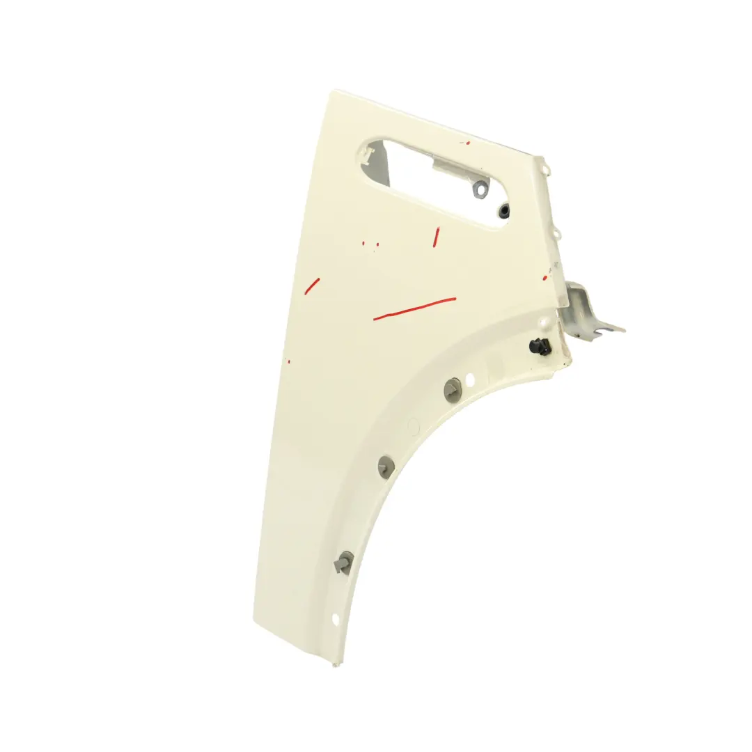 Panel Lateral Delantero Derecho Guardabarros Pepper White - 850 para Mini R50 R53 con número de pieza 7037438 Mini R50 R53 Panel Lateral Delantero Derecho Guardabarros Pepper White - 850 - SKU 7037438-PW - Número de pieza 7037438