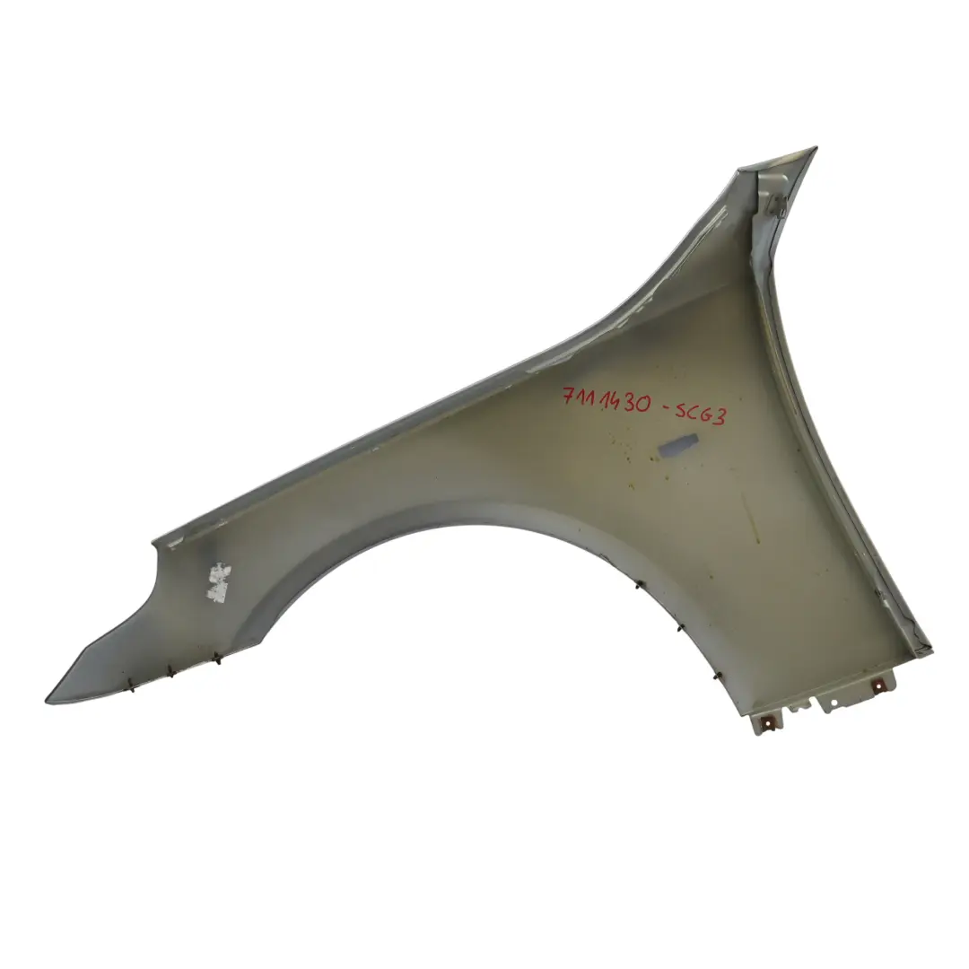 BMW E60 E61 Front Right Wing Fender Side Panel O/S Spacegrau Metallic - A52 - SKU 7111430-SCG3 - Part number 7111430