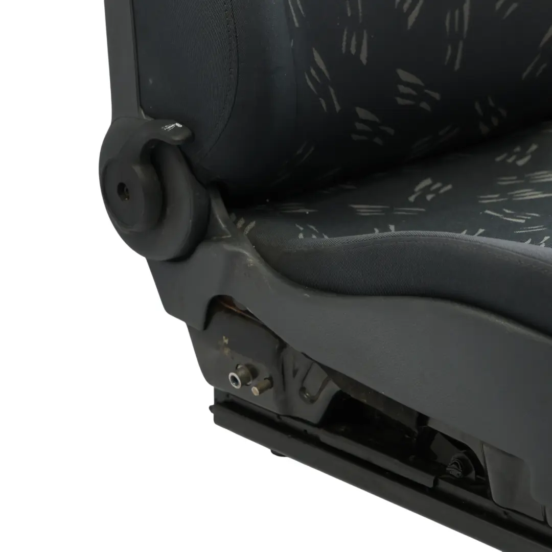 Front Right O/S Seat Cloth Fabric Random Panther Black to Mini Cabrio R52 with Part number 7131924 Mini Cabrio R52 Front Right O/S Seat Cloth Fabric Random Panther Black - SKU 7131924 - Part number 7131924