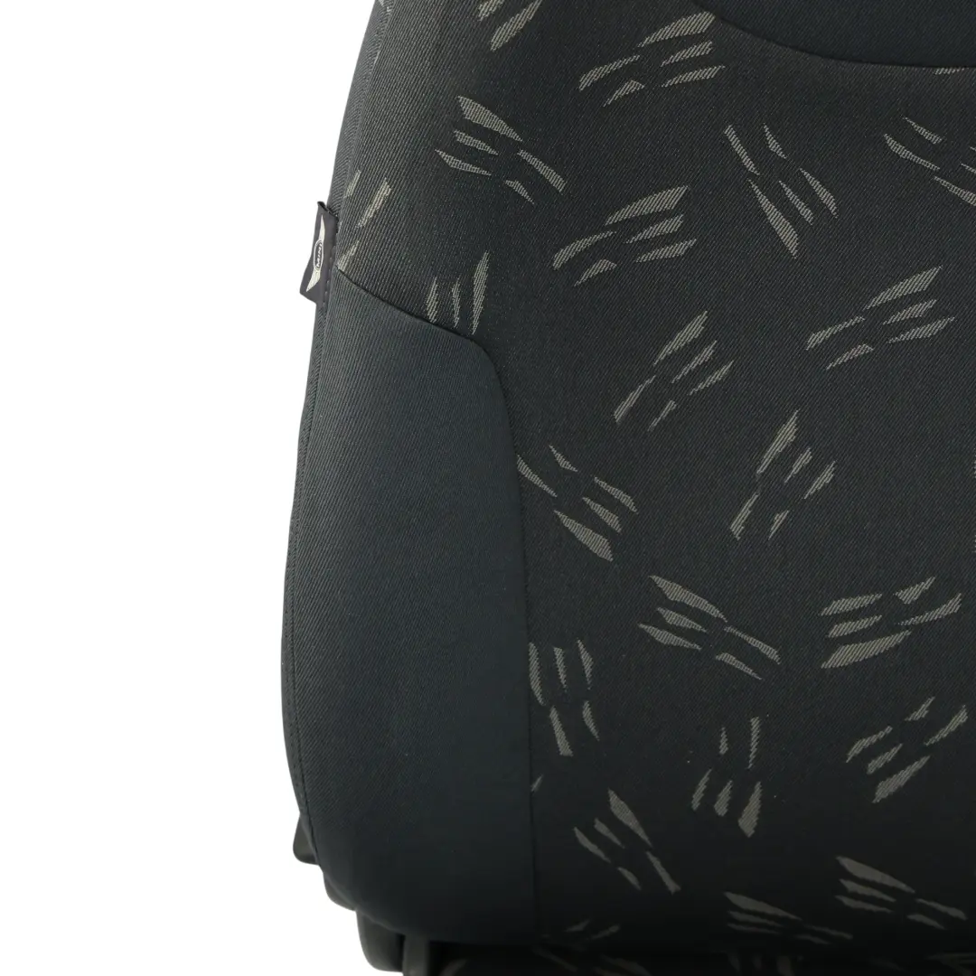 Front Right O/S Seat Cloth Fabric Random Panther Black to Mini Cabrio R52 with Part number 7131924 Mini Cabrio R52 Front Right O/S Seat Cloth Fabric Random Panther Black - SKU 7131924 - Part number 7131924