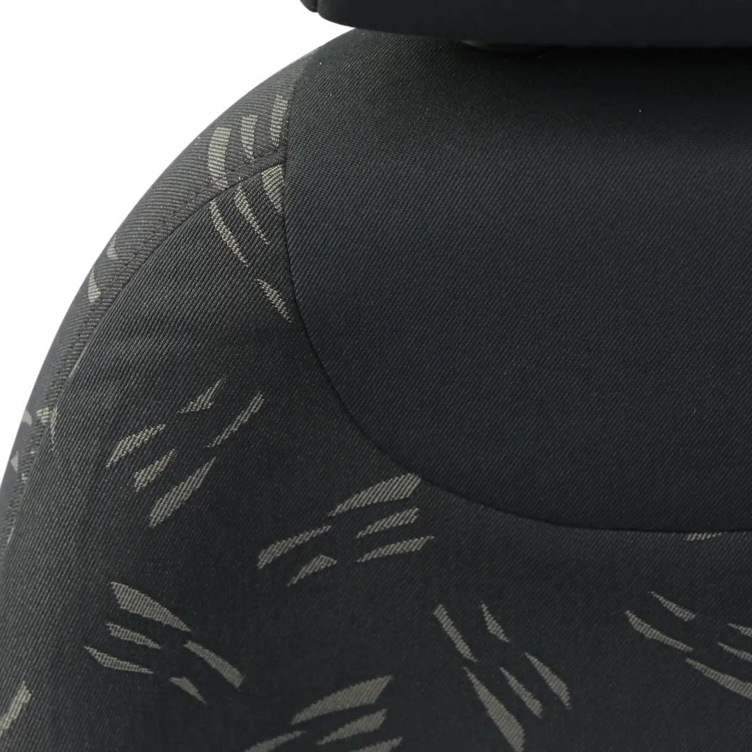 Front Right O/S Seat Cloth Fabric Random Panther Black to Mini Cabrio R52 with Part number 7131924 Mini Cabrio R52 Front Right O/S Seat Cloth Fabric Random Panther Black - SKU 7131924 - Part number 7131924
