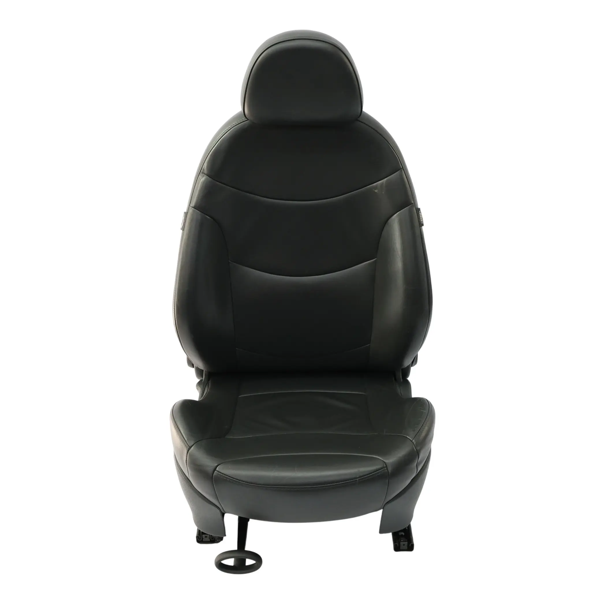 Mini Cooper R50 R53 Asiento Deportivo Delantero Izquierdo Cuero Gravedad Negro