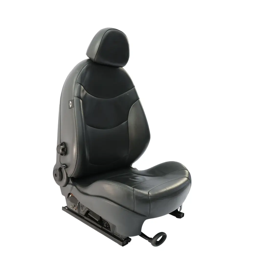 Asiento Deportivo Delantero Izquierdo Cuero Gravedad Negro para Mini Cooper R50 R53 con número de pieza 7132545 Mini Cooper R50 R53 Asiento Deportivo Delantero Izquierdo Cuero Gravedad Negro - SKU 7132545-3 - Número de pieza 7132545