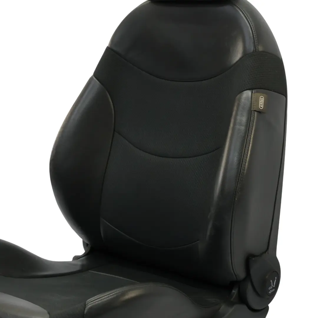 Fabric / Leather Front Left N/S Cloth Sport Seat Black to Mini Cooper One R50 with Part number 7136391 Mini Cooper One R50 Fabric / Leather Front Left N/S Cloth Sport Seat Black - SKU 7136391 - Part number 7136391