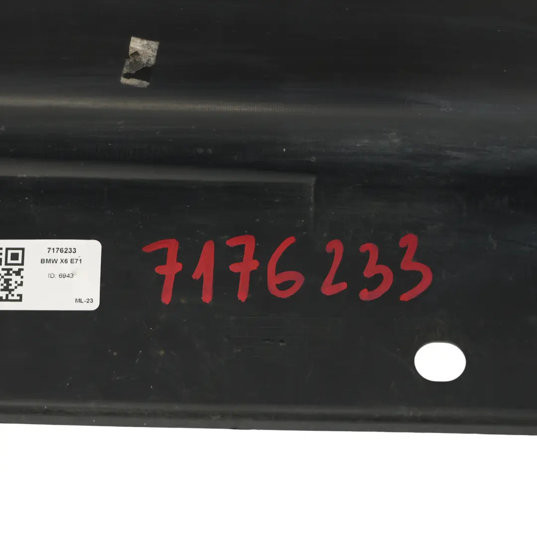 BMW X6 Serie E71 Bas de Porte Seuil Revetement a Gauche - SKU 7176233 - Numéro de pièce 7176233