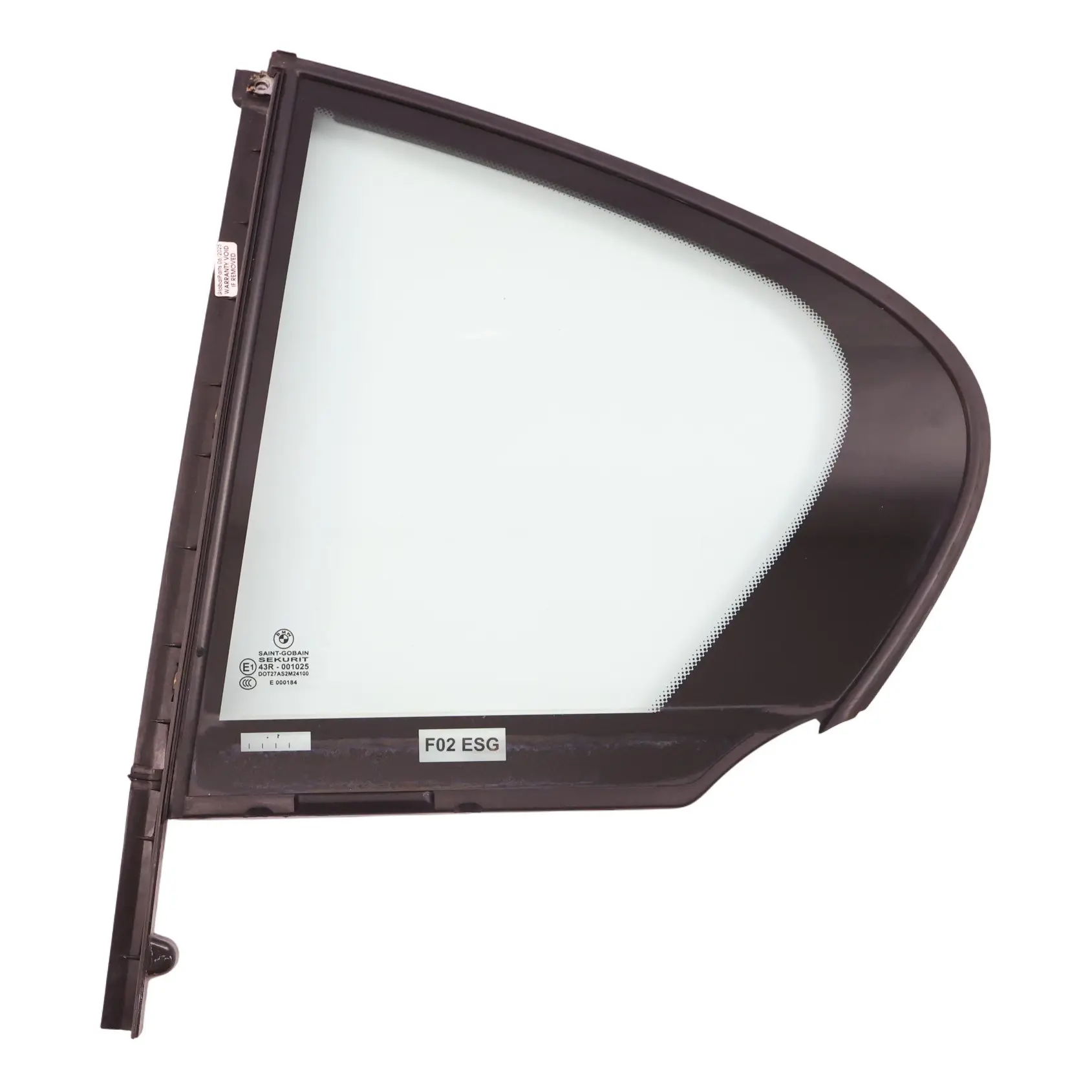 Vetro Quarto BMW F02 F04 Porta Posteriore Vetro Fisso AS2 Sinistra 7177849