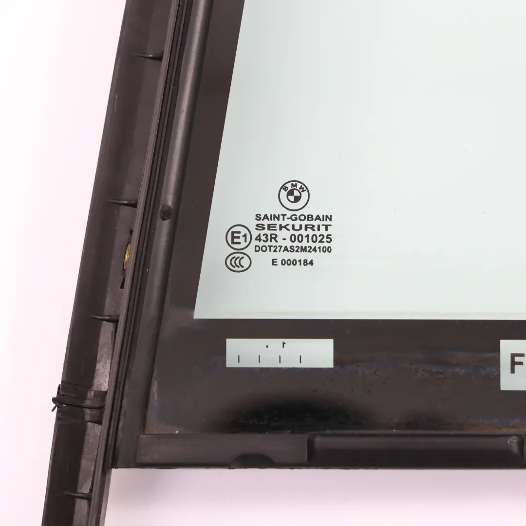 Quarter Glass Fixed Window Glazing AS2 Rear Left N/S Door to BMW F02 F04 with Part number 7177849 BMW F02 F04 Quarter Glass Fixed Window Glazing AS2 Rear Left N/S Door - SKU 7177849 - Part number 7177849