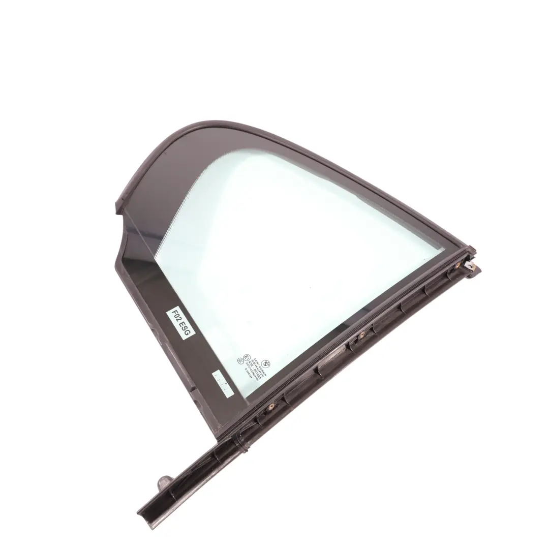Side Window Glass Rear Right Door O/S Fixed Green Glazing AS2 to BMW F02 with Part number 7177850 BMW F02 Side Window Glass Rear Right Door O/S Fixed Green Glazing AS2 - SKU 7177850 - Part number 7177850