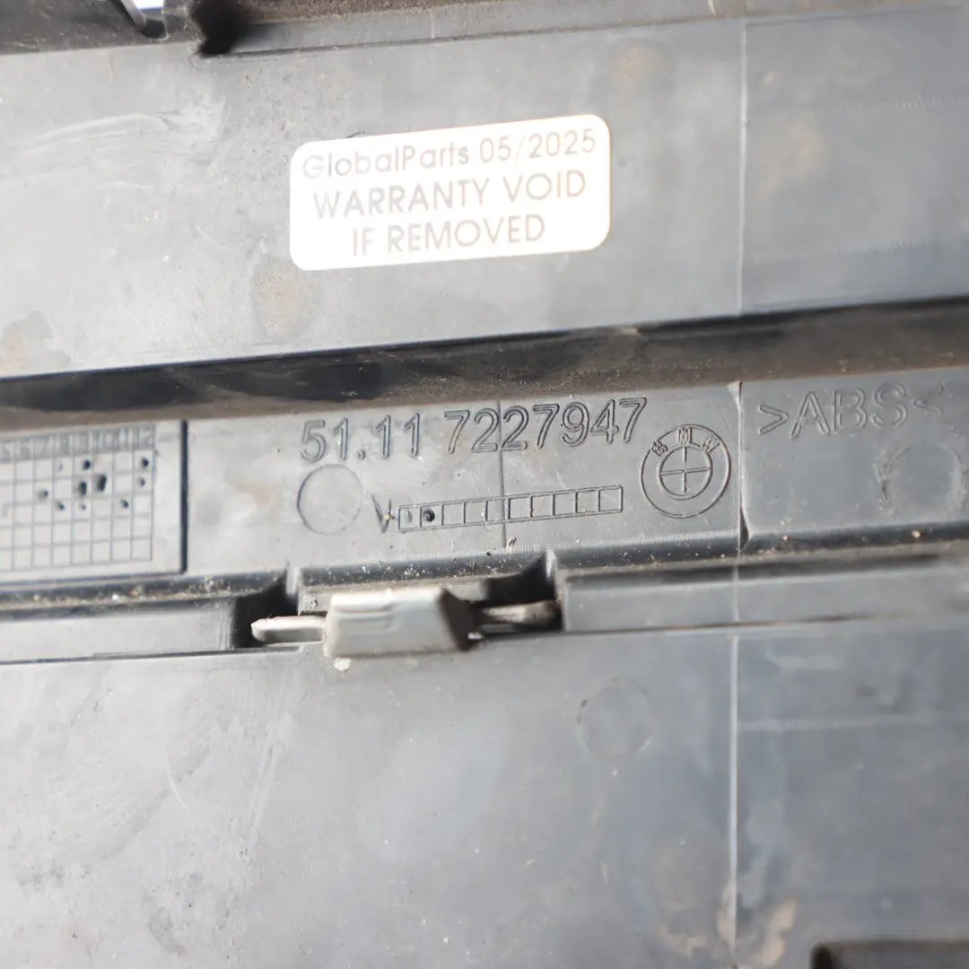 BMW E92 E93 LCI Front Bumper Trim Cover Panel Grid Left N/S - SKU 7227947 - Part number 7227947