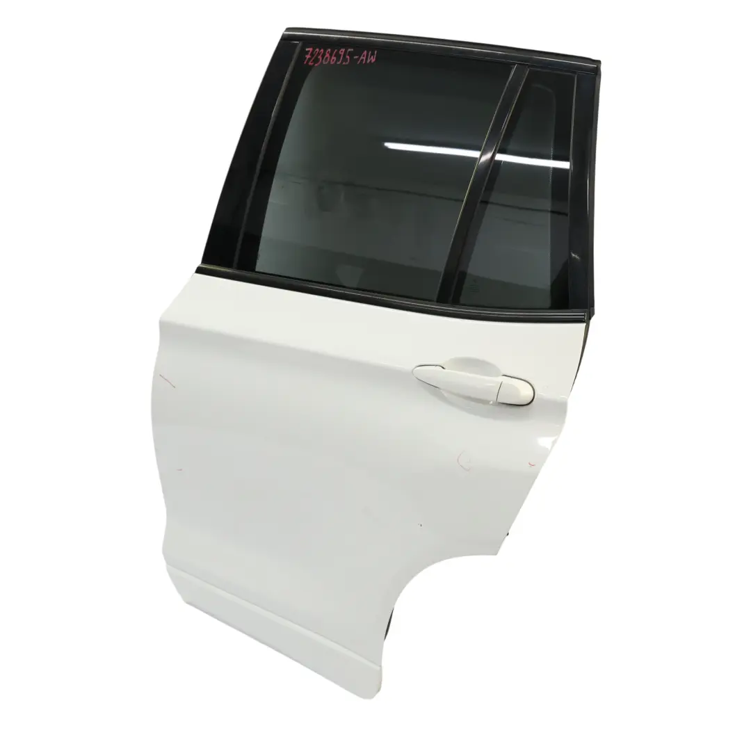 Arrière Gauche Alpinweiss Blanc Alpine 3 - 300 pour BMW X3 F25 Porte à propos du numéro de pièce 7238695 BMW X3 F25 Porte Arrière Gauche Alpinweiss Blanc Alpine 3 - 300 - SKU 7238695-AW - Numéro de pièce 7238695